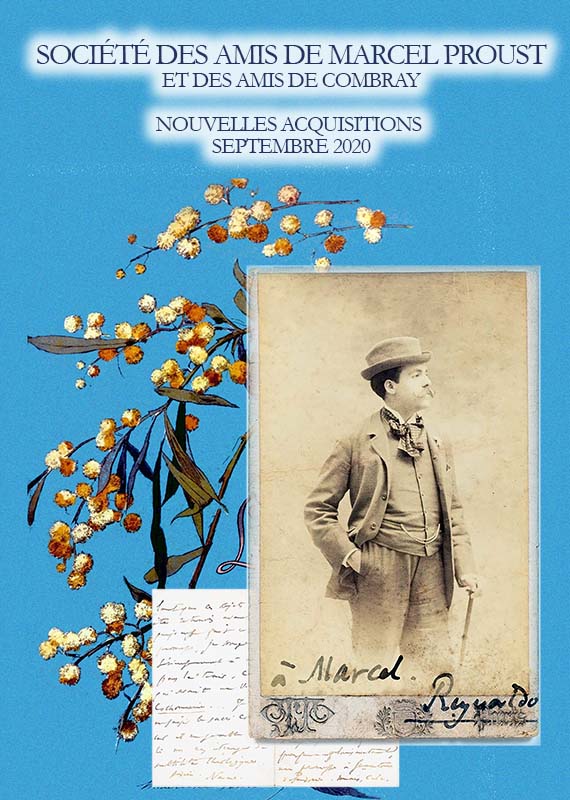 Photographie de Reynaldo Hahn dédicacée à Proust — Septembre 2020