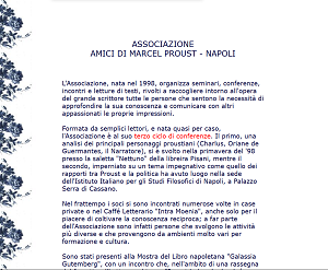 Associazione Amici di Marcel Proust - Napoli