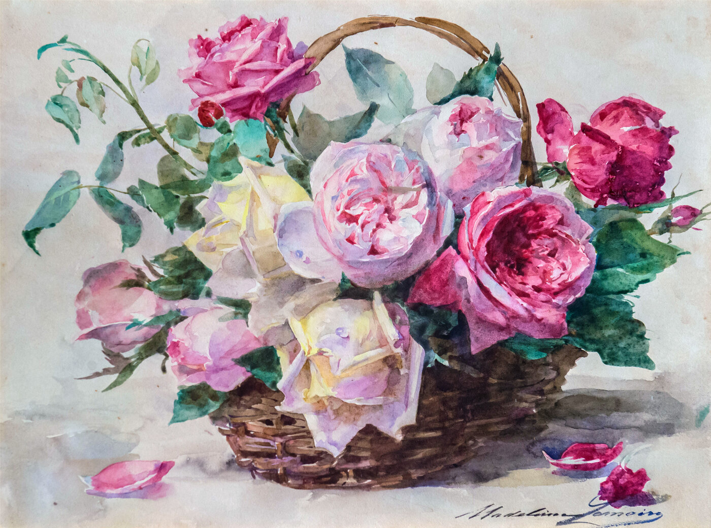 Madeleine Lemaire, bouquet de roses