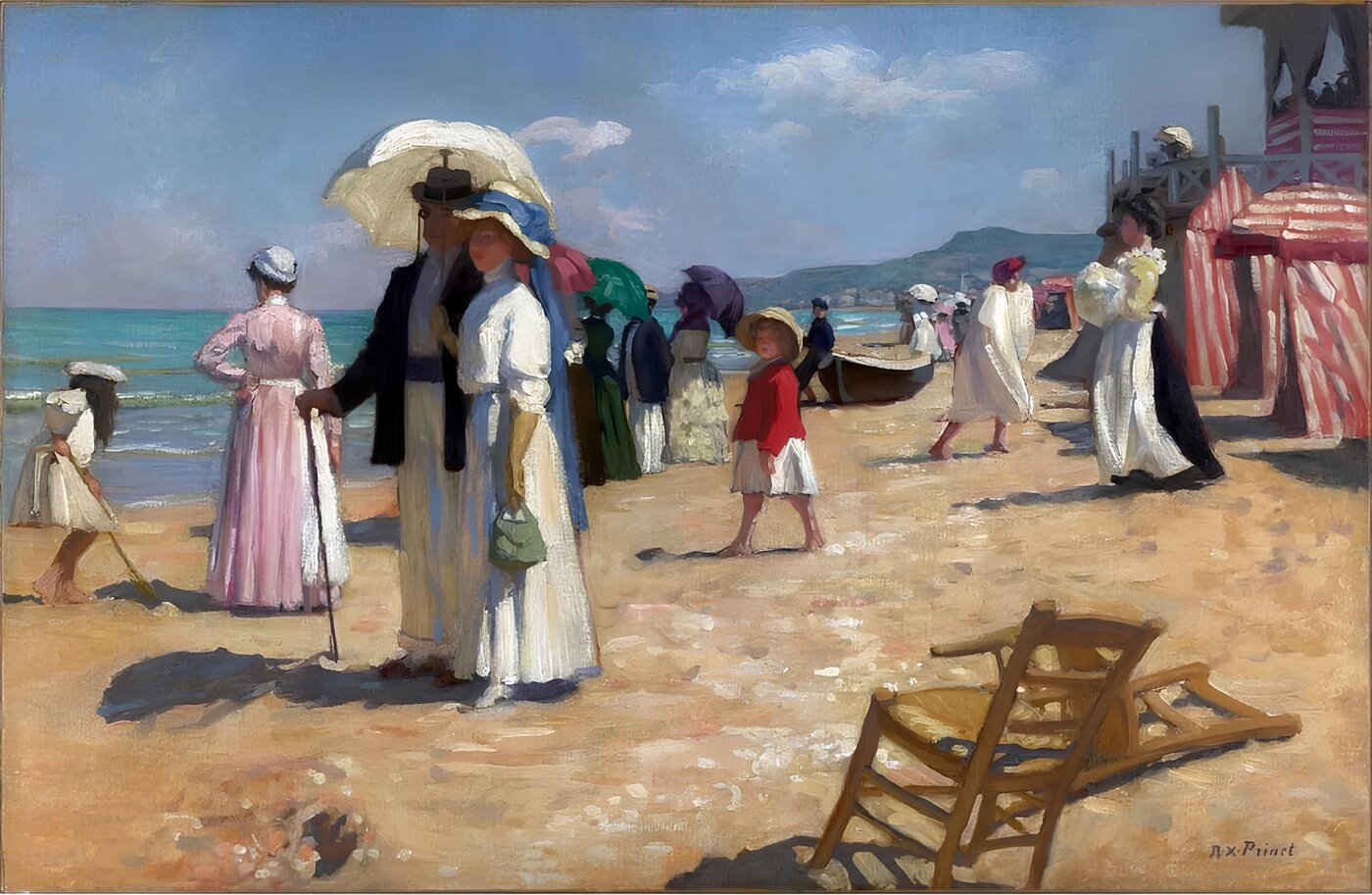 René-Xavier Prinet, La Plage de Cabourg