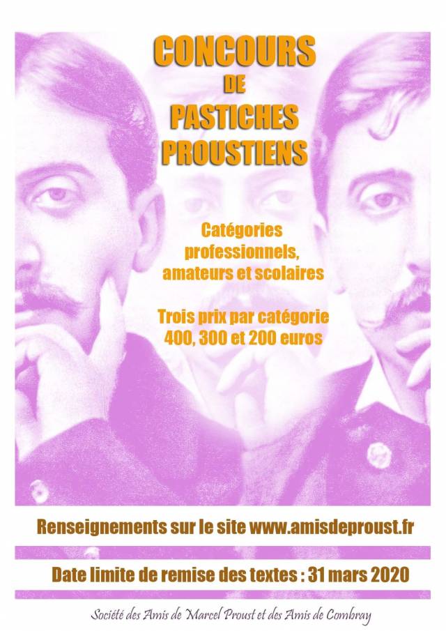 Proclamation des résultats du Concours de pastiches proustiens 2020