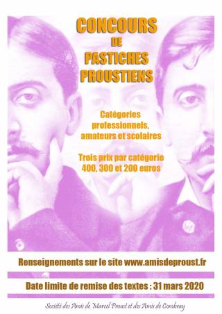 Proclamation des résultats du Concours de pastiches proustiens 2020