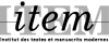 Séminaire d&#039;édition génétique 2018/2019 de l&#039;ITEM