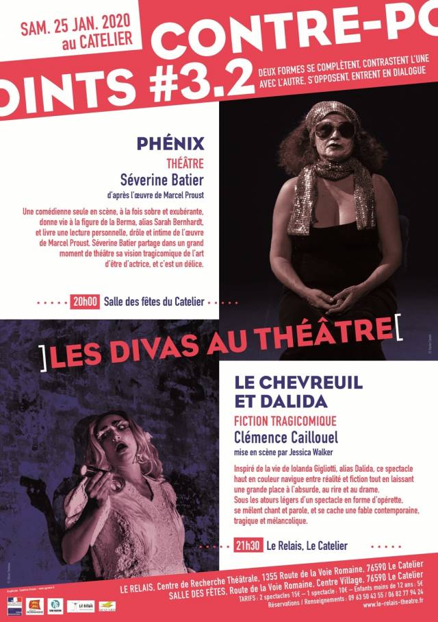 &quot;Phénix&quot;, représentation théâtrale d&#039;après Proust, au Catelier (Haute-Normandie)
