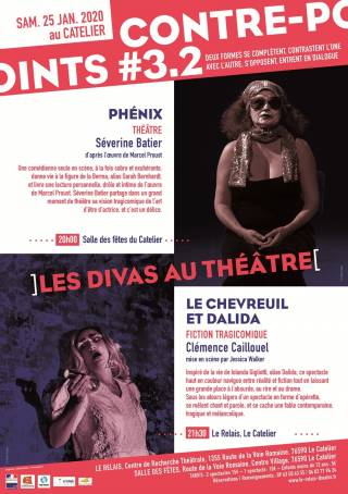 &quot;Phénix&quot;, représentation théâtrale d&#039;après Proust, au Catelier (Haute-Normandie)