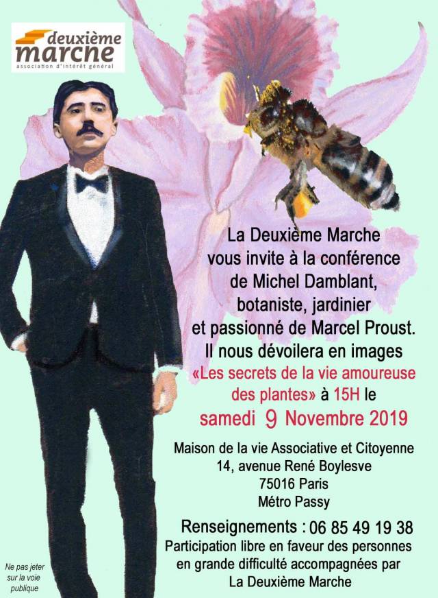 Conférence de Michel Damblant à Paris XVIe le samedi 9 novembre