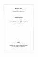 Parution du Bulletin Marcel Proust n°69
